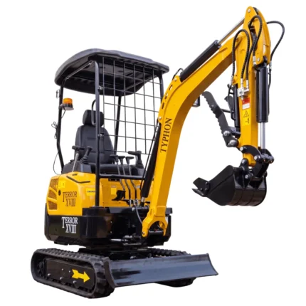 Typhon Terror XVIII 4000 lb Compact Mini Excavator for Trenching, Digging & Property Work